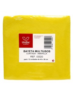Bayeta 38x40 cm. amarilla...
