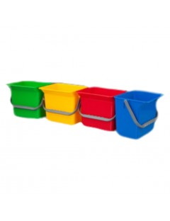 Cubo rectangular 6 l. verde