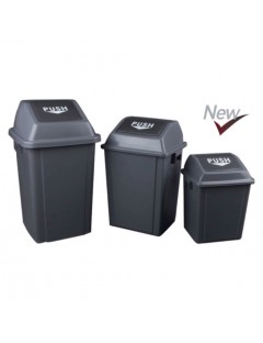 Papelera Push 40 l. gris