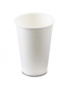 Vaso cartón 360 cc. blanco...