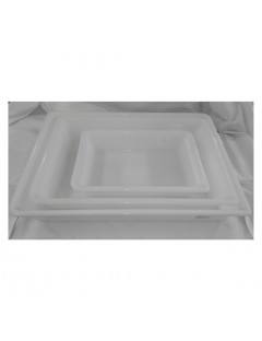 Cubeta rectangular 3 l. blanca