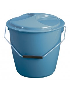 Cubo basura c/tapa y asa...