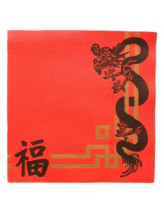 Servilleta 40x40 cm. roja...