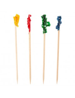 Pick madera 6,5 cm. colores...