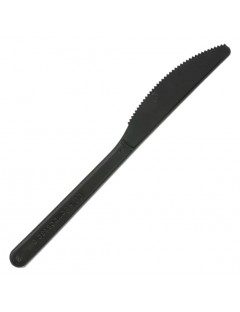 Cuchillo 18 cm. negro (pq....
