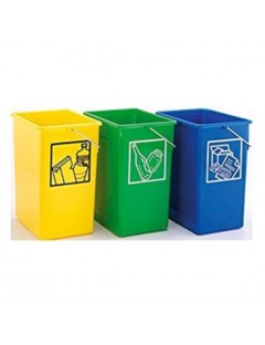Cubo reciclaje c/asa 26 l....
